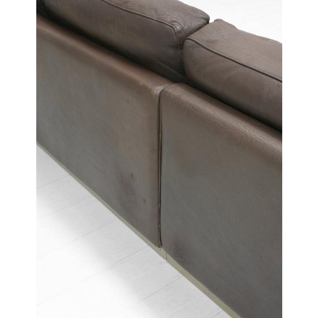 L-Shaped Sofa in Leather by Georg Thams for Vejen Polstermöbelfabrik, Denmark, 1970s For Sale - Image 12 of 18