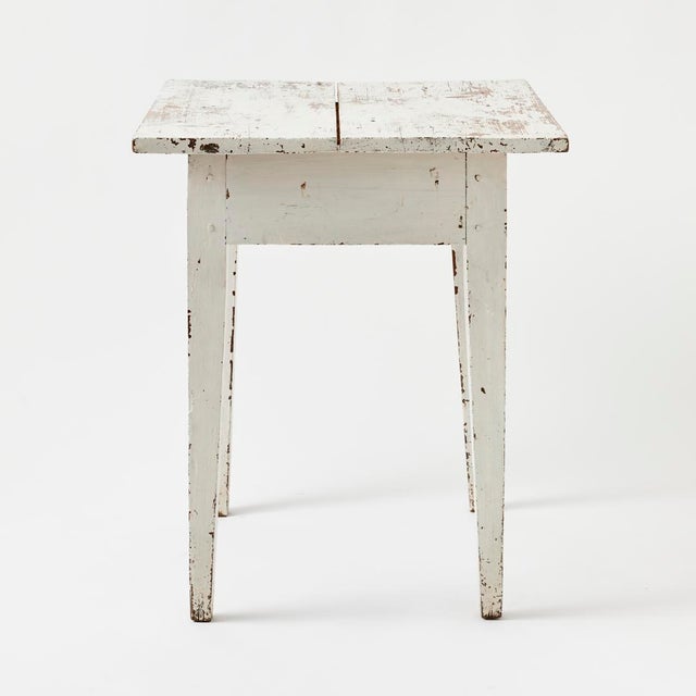 American Vintage Painted Side Table For Sale - Image 3 of 11