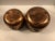 1940s Copper Brass Reticulated Footed Planters With Rose - A Pair For Sale - Image 11 of 18