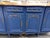 French Blue Painted Credenza W/Gold Accents For Sale In New York - Image 6 of 16