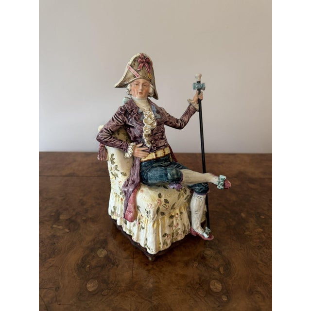 Antique Victorian Musical Figures, 1880, Set of 2 For Sale - Image 6 of 13