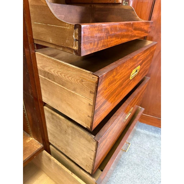 19th Century Mahogany Two-Door Wardrobe For Sale - Image 10 of 18