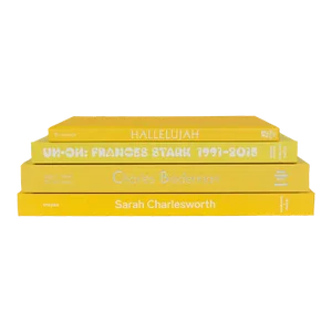 Decorative Books - Daffodil Coffee Table Stack - 4 Yellow Books