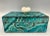 Vintage Faux Malachite Box With Crystal Finial For Sale - Image 9 of 9