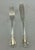 1980s Silver Pair Fish Eaters, Fish Fork & Fish Knife, Lily. For Sale - Image 13 of 14