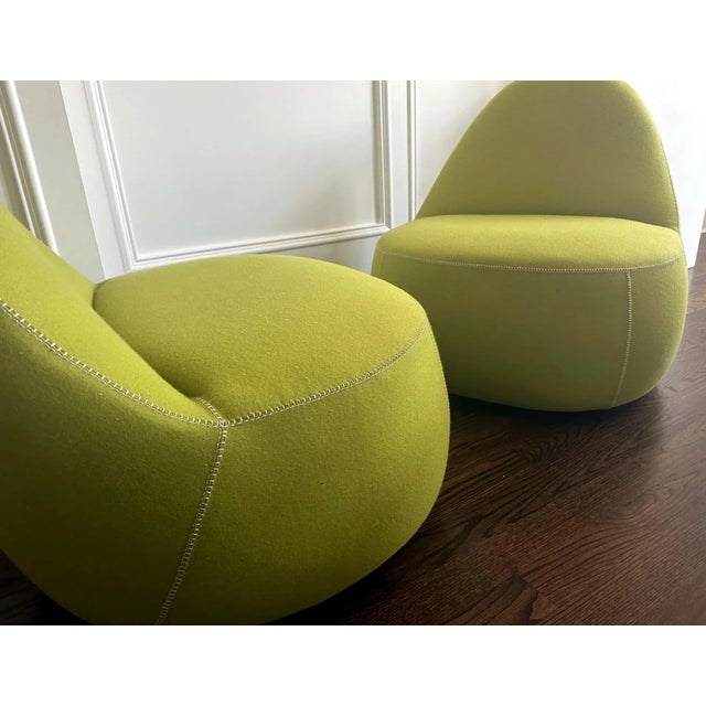 "Mitt" Lounge Chair by Bernhardt Design - A Pair For Sale - Image 12 of 12