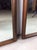 Pair of Mid Century Modern Rectangular Wall Mirrors With Thin Walnut Frame For Sale - Image 9 of 18