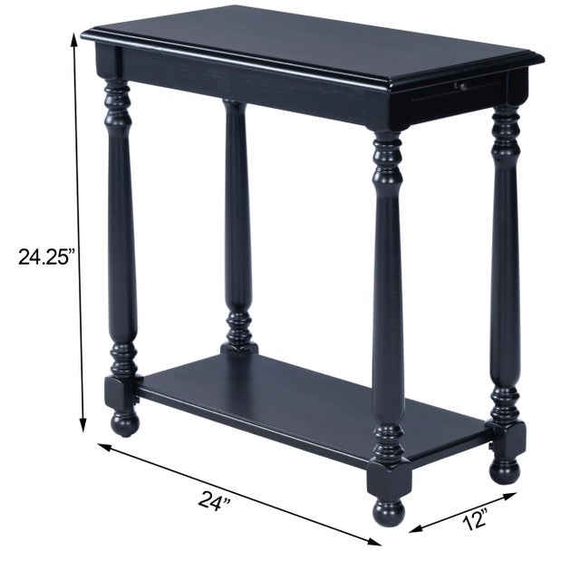 Devane Side Table, Black For Sale In Chicago - Image 6 of 11