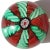 Mid-Century Modern Vintage Murano Fratelli Toso Green Orange Millefiori Flower Italian Art Glass Paperweights - Set of 3 For Sale - Image 3 of 10