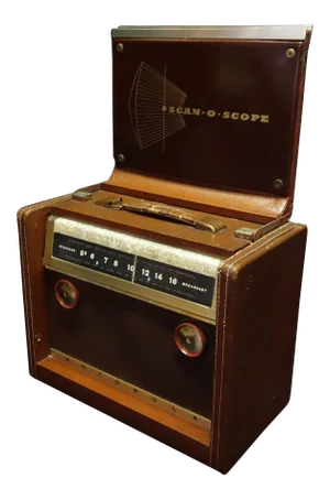 Motorola “Scan-O-Scope” Portable Am Radio Circa 1940s Display Piece, Free With Another Radio Purchase