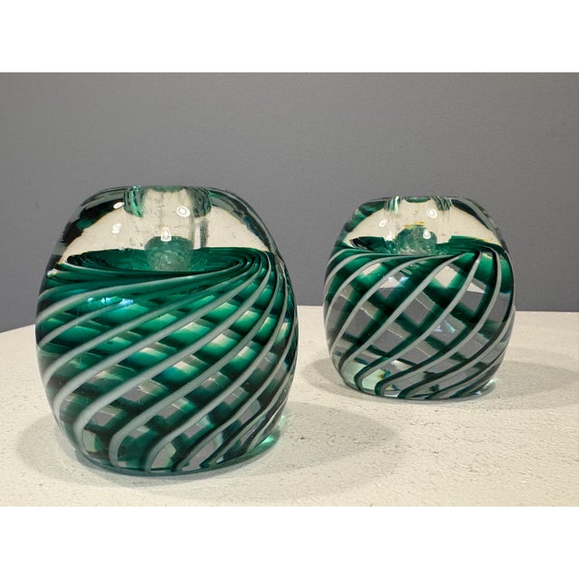 1960s Candleholders from Skruf, Sweden, 1960, Set of 2 For Sale - Image 5 of 5