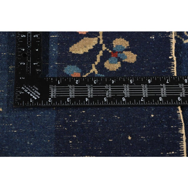 Antique Blue Chinese Peking Rug - 04'00 X 05'09 For Sale In Dallas - Image 6 of 9