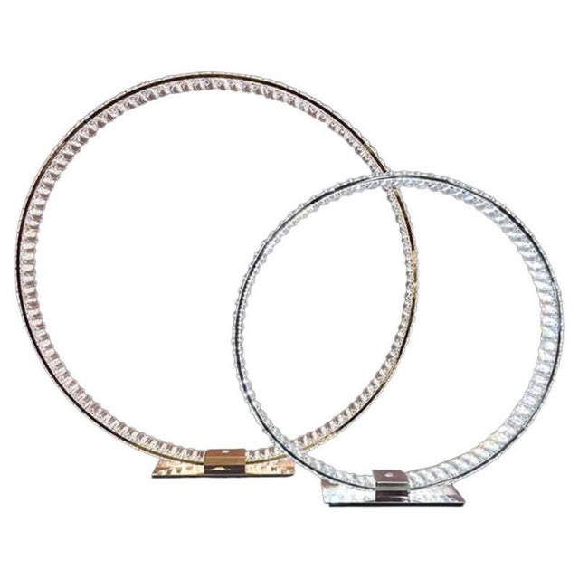 Gold Collection Orione 2.0 Table Lamp in Metal and Crystal by Jago For Sale - Image 8 of 8