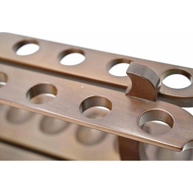 Vintage Wooden Pipe Rack, 1970s For Sale - Image 3 of 5