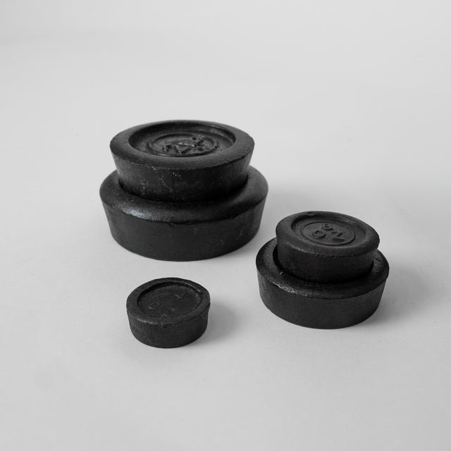 Late 20th Century Antique French Double Inkwell Desk Set With Original Glass Inserts For Sale - Image 5 of 10