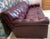 Brown 1970s Tufted Leather Sofa For Sale - Image 8 of 11