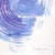 Blue Swirl 2 - Original Blue Abstract Ink Painting on French Linen Paper by Bettina Mauel For Sale In Los Angeles - Image 6 of 6