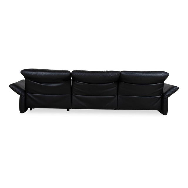 Elena Corner Sofa in Black Leather from Koinor For Sale - Image 16 of 18