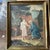 Early 1824 Original Painting on Paper - Jesus and the Samaritan and I Another Woman and Shepard Man- With Gorgeous Back Drop, Framed For Sale - Image 11 of 12
