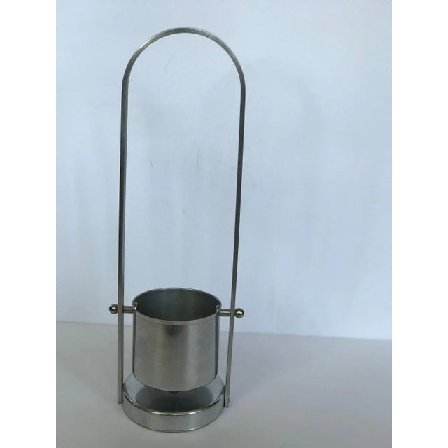 Mid-Century Modern Mid-Century Modern Aluminum Wine Bottle Server For Sale - Image 3 of 10