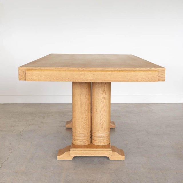 1940s French Wood Table by Charles Dudouyt For Sale In Los Angeles - Image 6 of 12