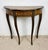 Brown Louis XVI French Marquetry Console Table with Bronze Mounts, 1950 For Sale - Image 8 of 14