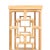 Wood Sobe Console, Natural For Sale - Image 7 of 8