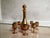 Italian 1990s Murano Hand-Made and Hand Painted Decanter and 8 Glass Cup Set in Mint Condition For Sale - Image 3 of 4