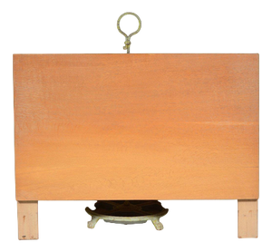 Pale Oak Single Bed Headboard in the style of Heals, 1930s