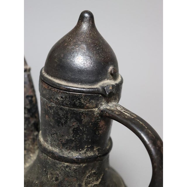 Antique Water Pitcher in Cast Iron, 1890s For Sale - Image 11 of 14