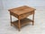 1970s, Danish table with drawers. Solid oak wood, rattan. Original very good condition: no smells, no stains and stable...