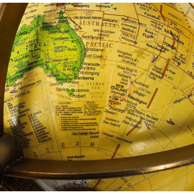 Vintage Territorial Boundary World Globe on Stand from Globe USA For Sale - Image 16 of 18