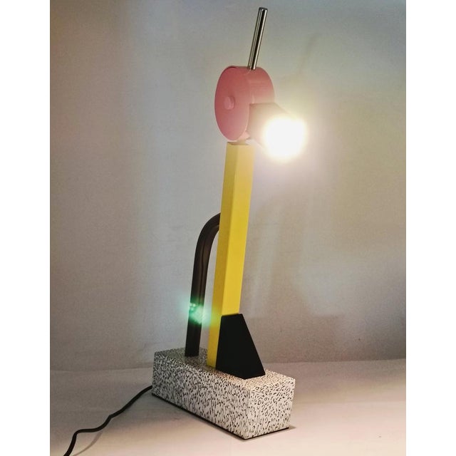 1980s Tahiti Table Lamp by Ettore Sottsass for Memphis Milano, Italy, 1981 For Sale - Image 5 of 10