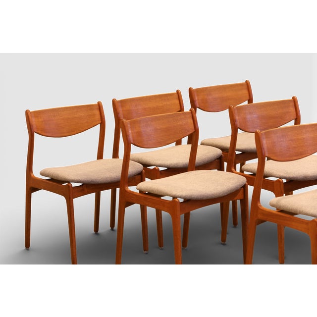 Vintage Teak Chairs by Jørgensen for Farsø Stolefabrik, 1960s, Set of 6 For Sale - Image 10 of 18
