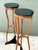 Brown Vintage Biedermeier Tall Pedestals - A Pair For Sale - Image 8 of 12