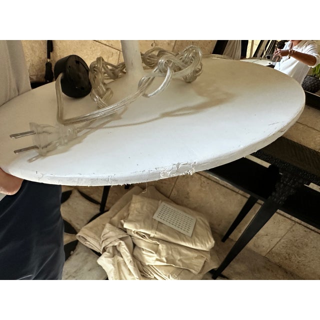 Mr Brown Mid 20th Century Mr. Brown London Bilbao Uplighter Torchiere Floor Lamp For Sale - Image 4 of 5