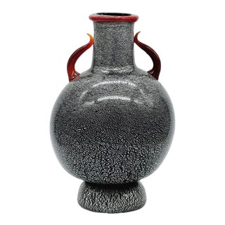 Vintage Murano Glass Vase by AVeM, 1950s For Sale