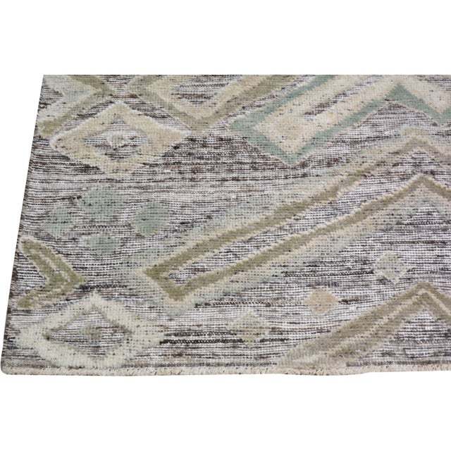 Moroccan Moroccan Sheba Hand Knotted Wool Rug, 10'x14' For Sale - Image 3 of 6