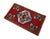 Red 1970s Hand Knotted Small Turkish Rug Entry Kitchen Decor Door Mat Yastik Rug - 20" X 36" For Sale - Image 8 of 11