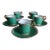 Copeland Spode Green Demitasse Cups Set- 10 Pieces For Sale