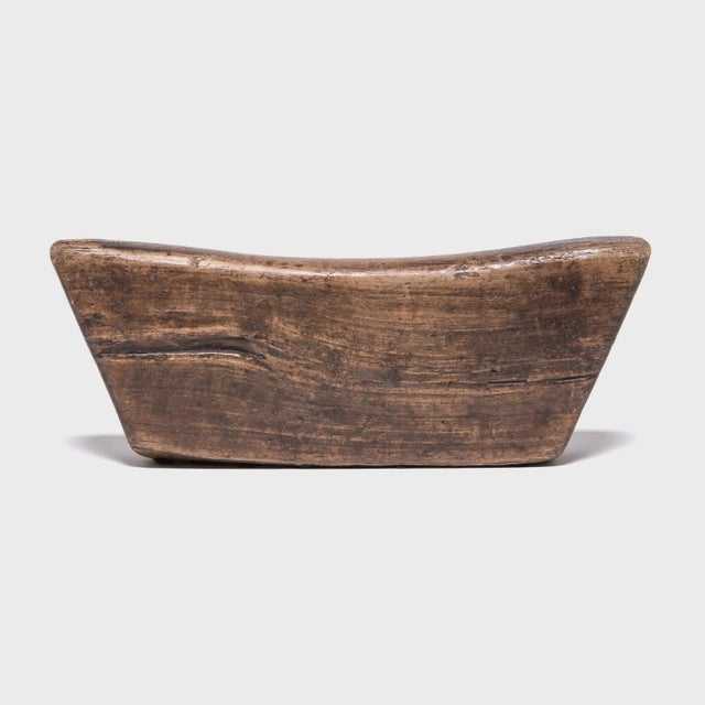 Provincial Chinese Elmwood Headrest, C. 1850 For Sale - Image 4 of 6