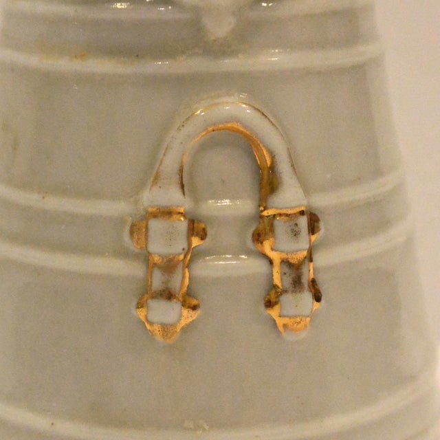 1910s Rare Antique Copeland Spode "Cat-in-the-Pail" Ribbed Creamer For Sale - Image 5 of 10