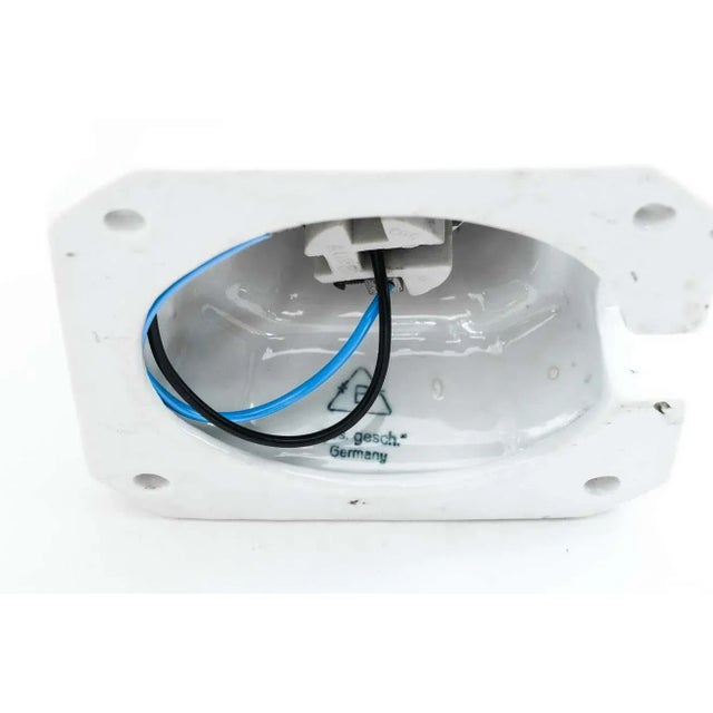 Bauhaus Porcelain Wall Lamp, Germany, 1920s For Sale - Image 4 of 15