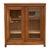 Antique French Walnut Louis Philippe Vitrine Cabinet For Sale