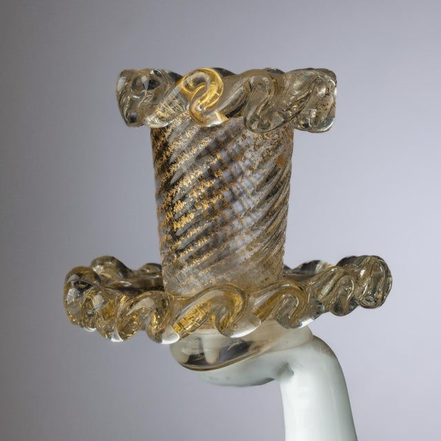 Venini Candleholder by Paolo Venini for Venini, 1950s For Sale - Image 4 of 7