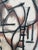 Tribal Abstract Original Charcoal Drawing by Louie DeVito For Sale - Image 3 of 4