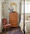 19th Century French Faux Bamboo Semainier Commode–Seven-Drawer Pine Chest For Sale - Image 4 of 11