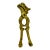 Vintage Brass Eagle Nutcracker For Sale