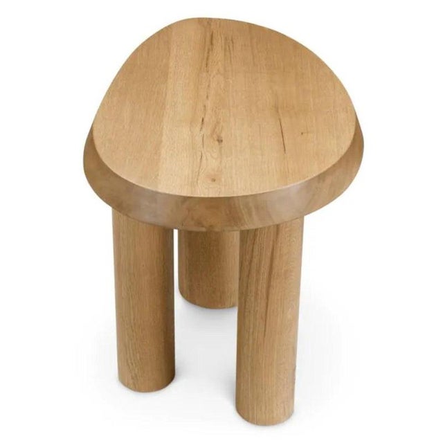 2000 - 2009 Vintage Oak Side Table For Sale - Image 5 of 8