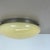 Gio Ponti Large Modernist Art Deco Metal Plafoniere Flush Mount, France, 1920s For Sale - Image 4 of 18